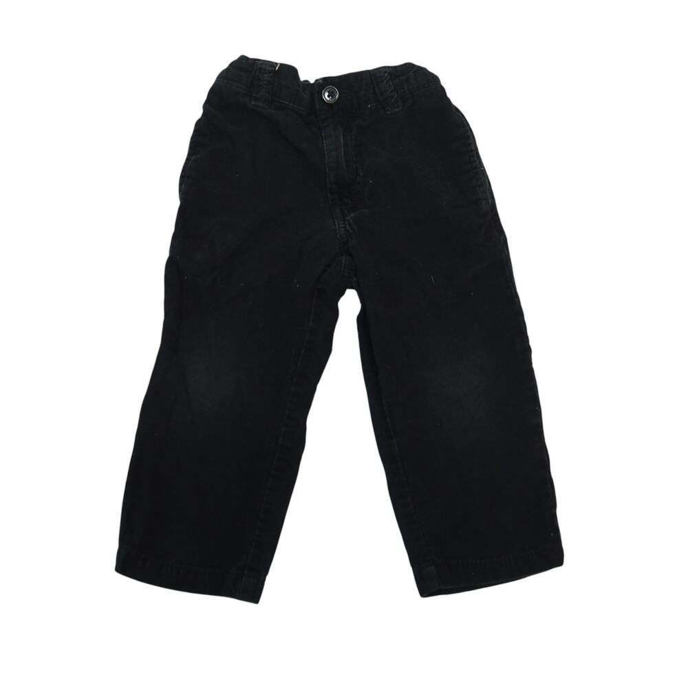 Vintage 90s Kids R Us Black Corduroy Pull-On Pants Toddler Boy 2T